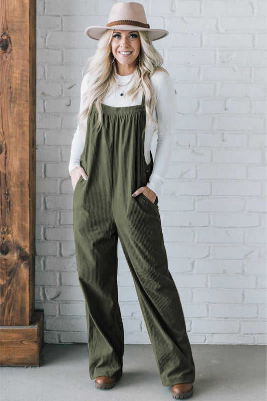 Jungle Green Green Solidleted Fit Pordheroy en general