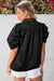 Black -free shirt with puffy sleeves