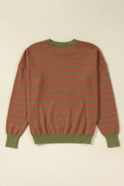 Large brown switch with striped and round neck *