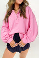 Ample Sweatshirt with United Pink Boutheter Bouthe