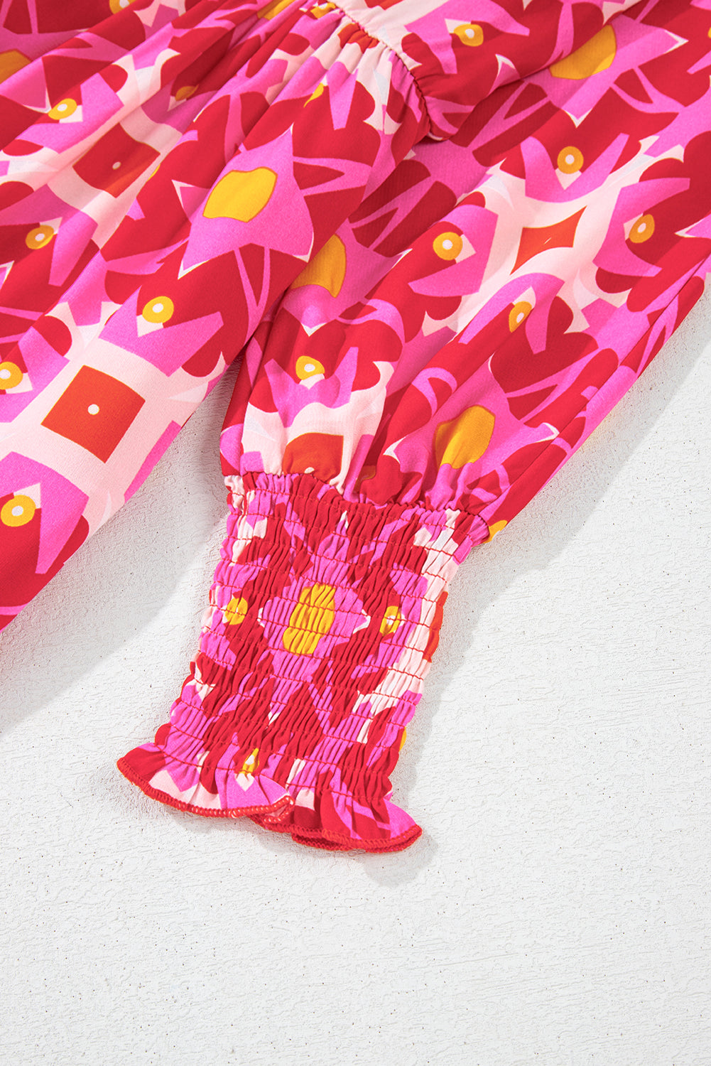 Long-sleeved mini-robe *