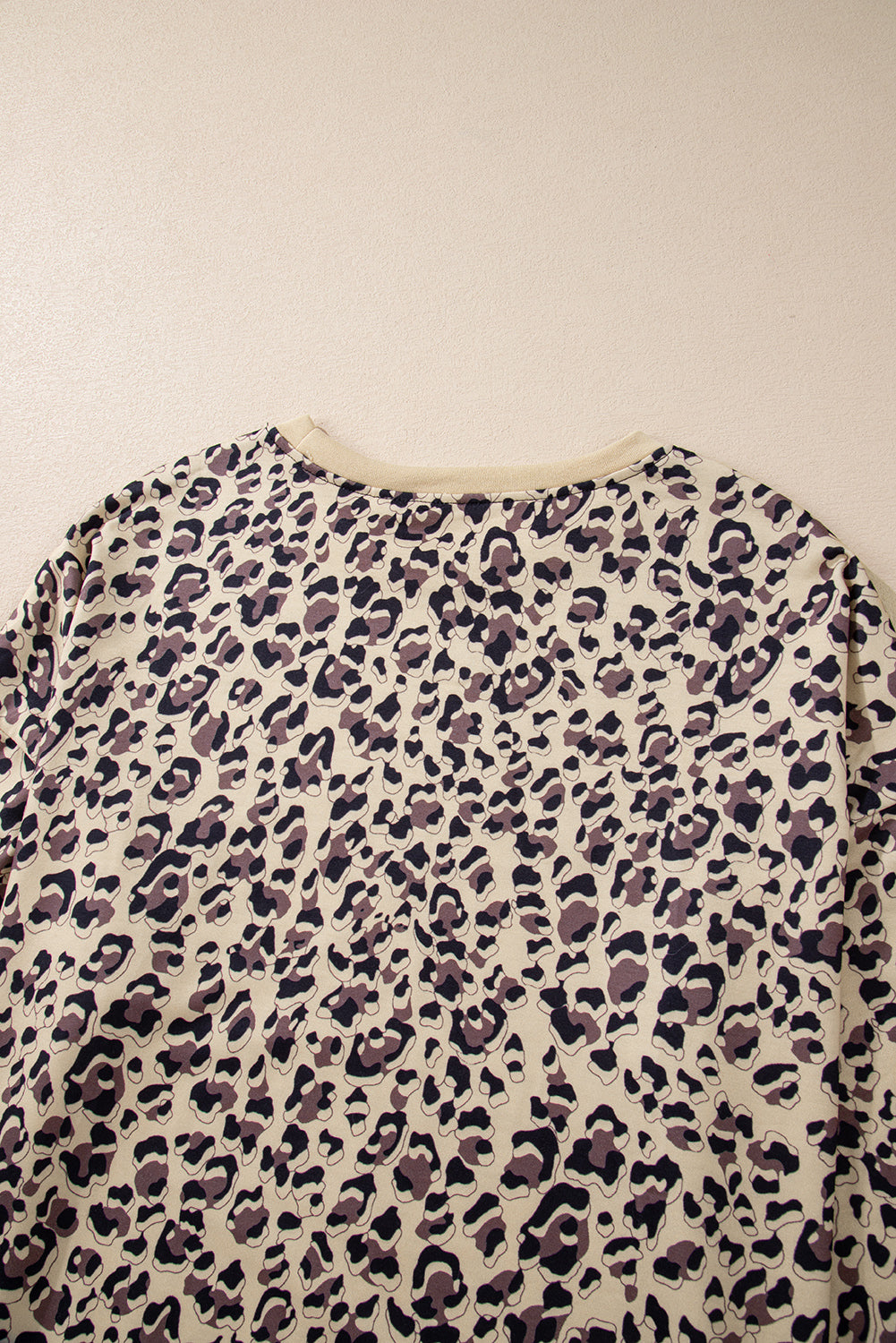 Léopard print-printed sweatshirt