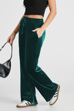 Evergreen - Grandes pantalones unidos con tamaño con cordón apretado