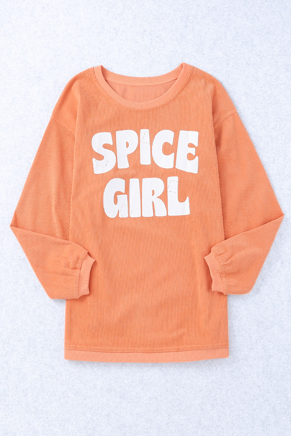 Sudadera gráfica de niña picante con cordón naranja