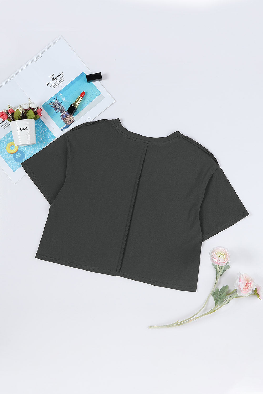 WE TRUST GRAPHIC T-shirt in Dolly Western Fashion Gray
