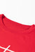 Rojo Fiery - Sweinshirt to Color Color with Santa Claus para bebé grande para bebé