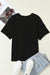 T-shirt black with V-neck and chest pocket