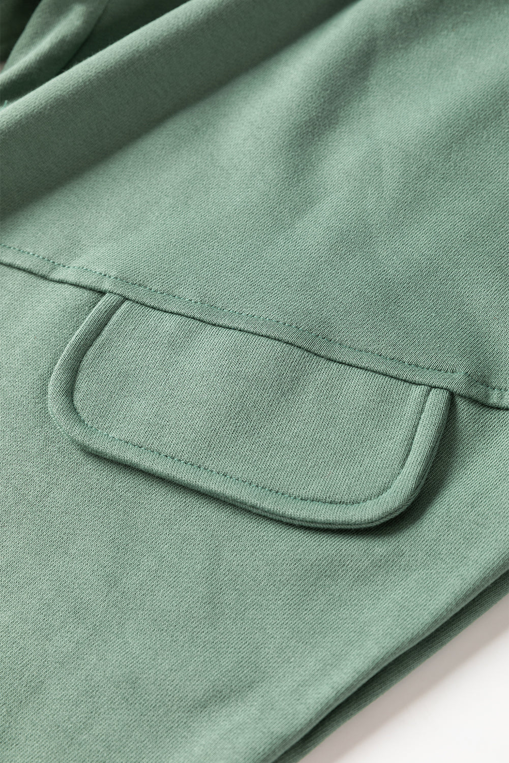 Pantalon cargo vert brume à taille élastique