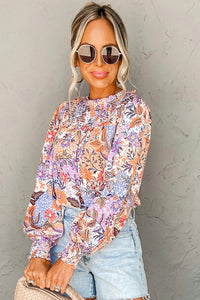 Multicolored flowery blouse *