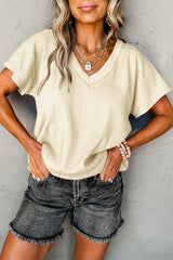 Fighted t-shirt with wide sleeves *