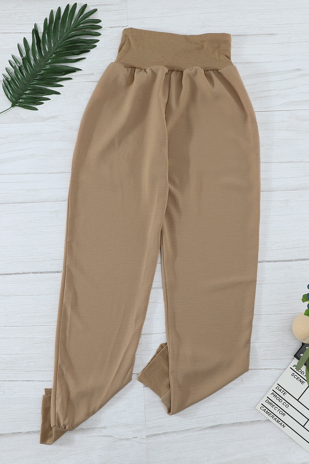 Khaki Casual Pocket Jogger Pants