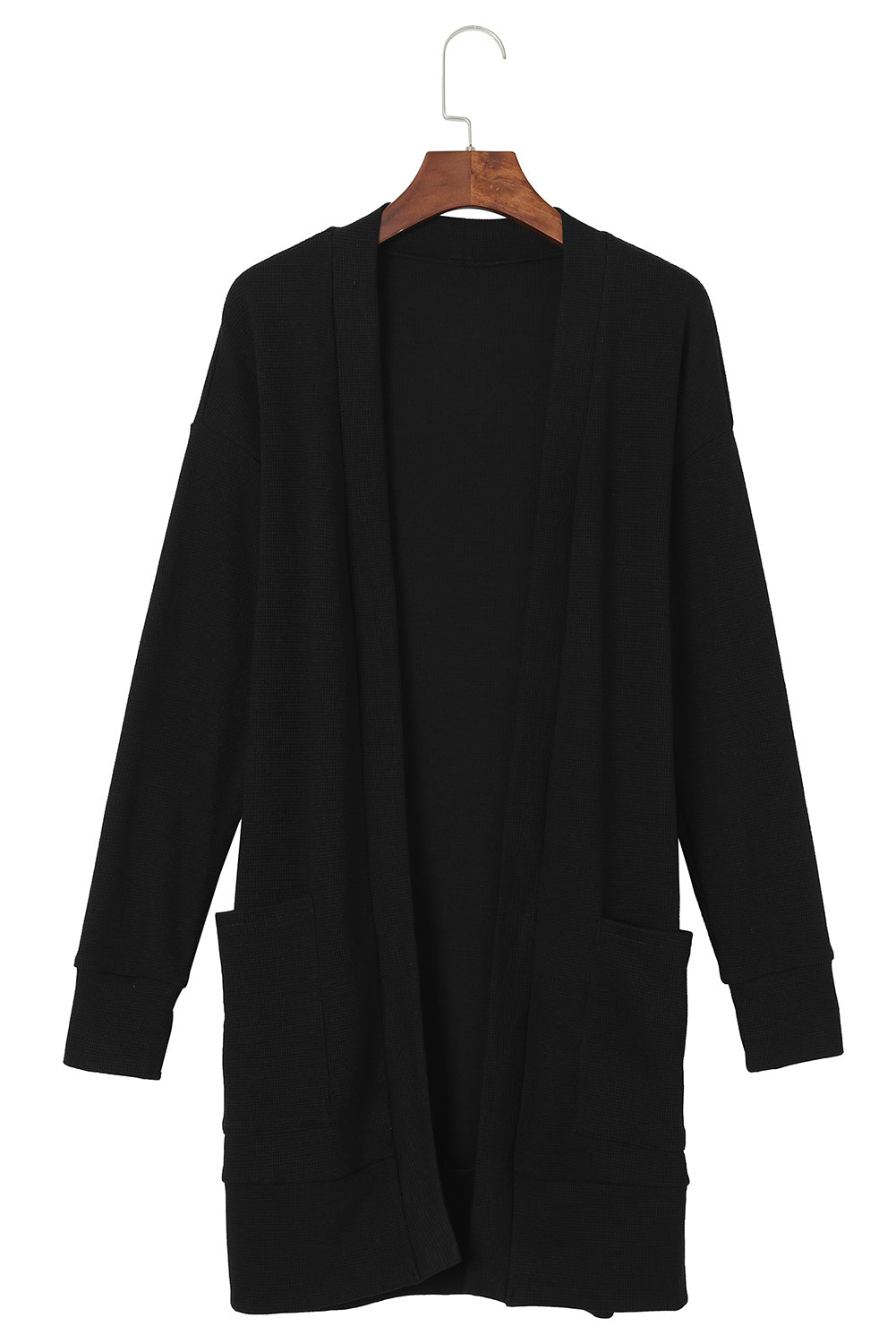 Cardigan tascabile per maglia termica nera