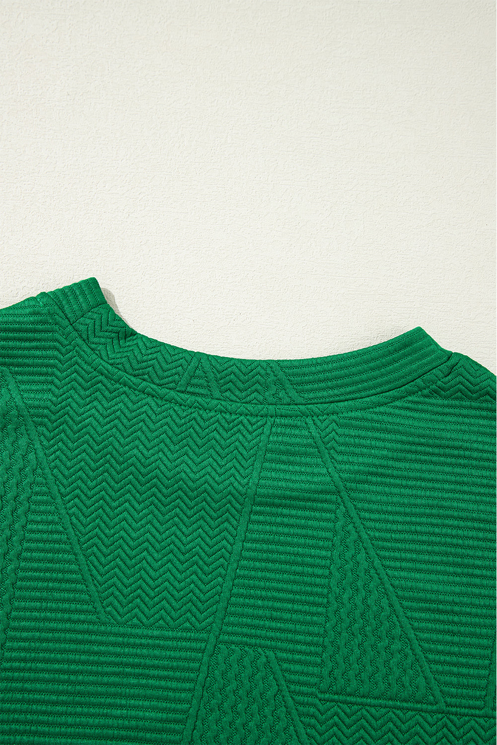 Ensemble haut d'été à manches volantées vert foncé et pantalon court ample-A WOMAN WE LOVE