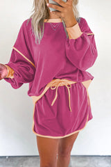 Ensemble pull ample à contraste  *-A WOMAN WE LOVE