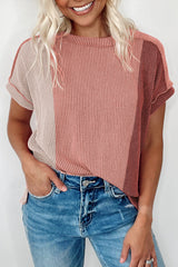 T-shirt with tight-shaped neck *