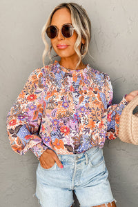 Multicolored flowery blouse *