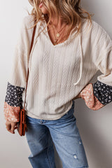 Chemisier beige avec cordon de serrage *-A WOMAN WE LOVE