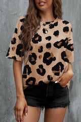 Boyfriend leopard print t-shirt