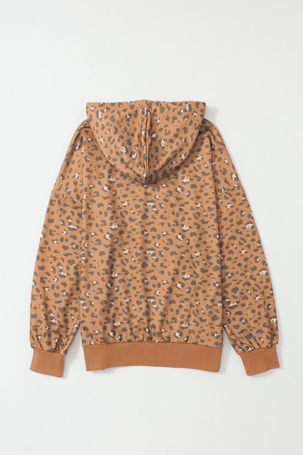 Leopard Long Sleeve Drawess COPPED Hoodie