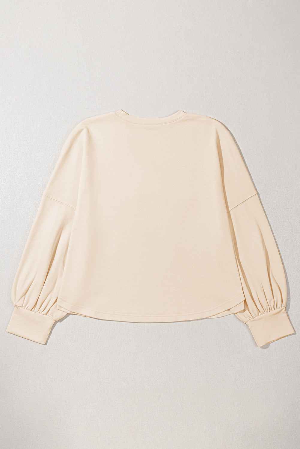 T-shirt beige à col rond clouté en forme d'étoile de grande taille