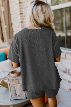 Ensemble t-shirt et short coupe ample *