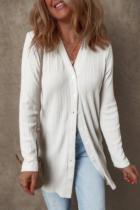 Cordigasy Cordigan Cibed buttoned tunic white white