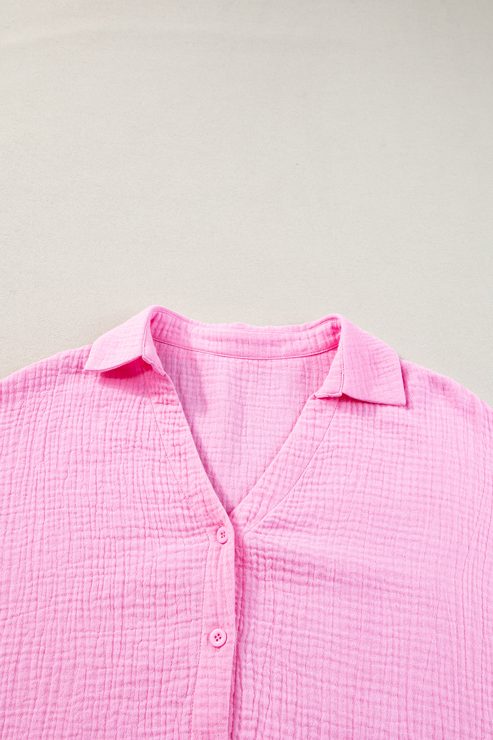 Camicia bonbon a colori solidi