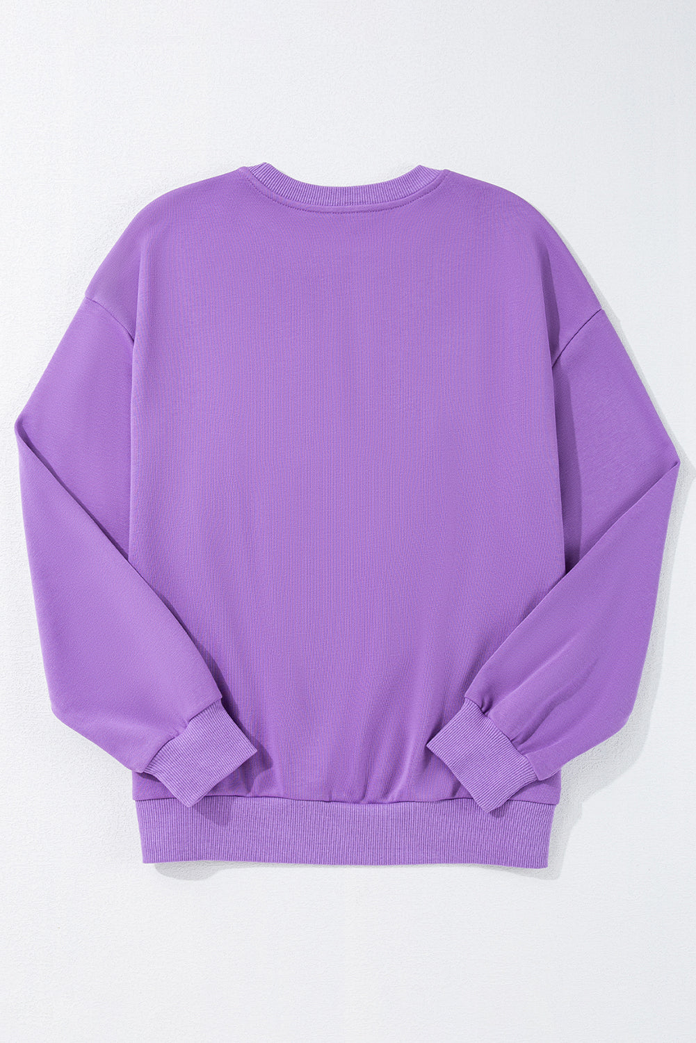 Tillandsia Purple GAME DAY Rugby Chenille Sweat-shirt brodé