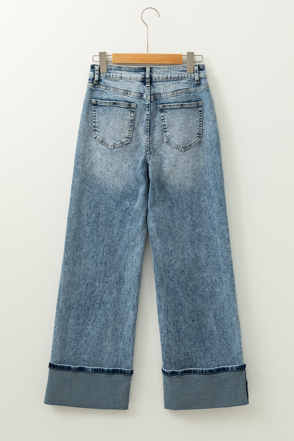 Myosotis High Rise Zip Fly Fly Wash jeans