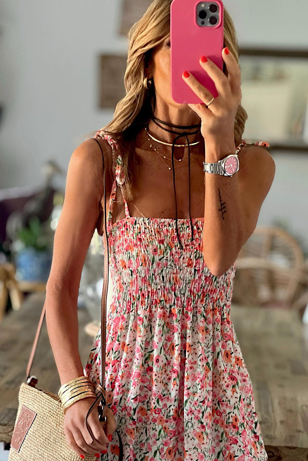 Vestido maxi con volantes de boho blancos boho