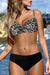 Bikini Leopard Set con busto retorcido