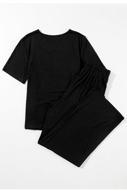 Ensemble 2 pièces t-shirt noir *