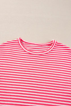 Long sleeve top and round neck *