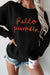 Pull graphique noir Hello Pumpkin