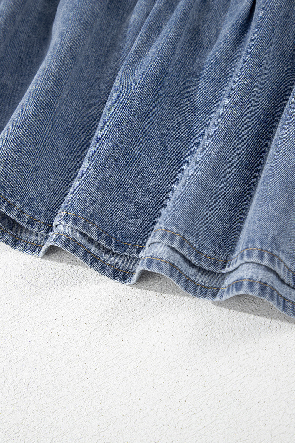 Redpuscle Blue Mini-Jeans con bolsillos laterales *