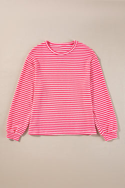 Long sleeve top and round neck *