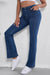 Jean bootcut décontracté en tricot extensible Ashleigh bleu taille moyenne