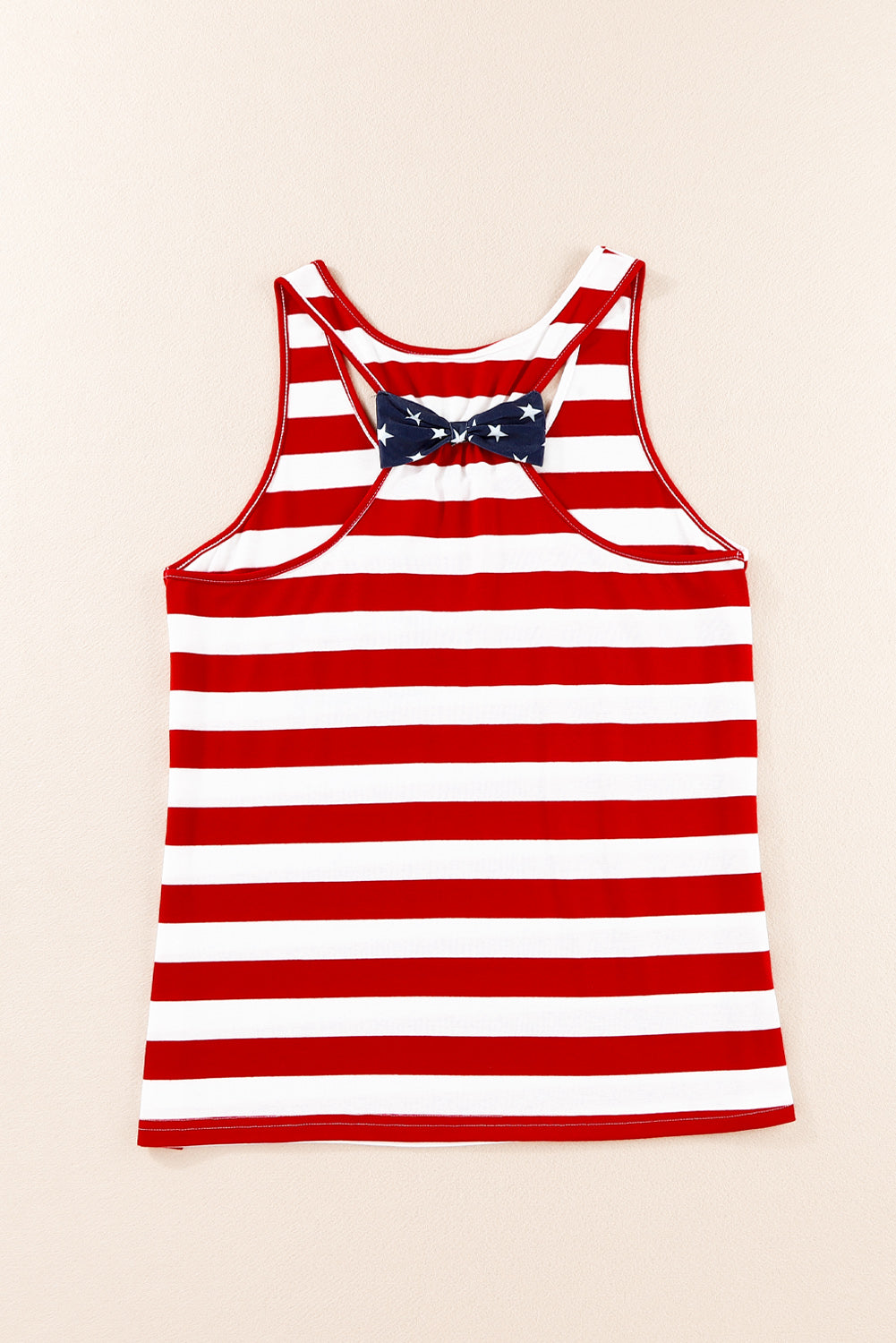 Red Pocket Patch Stars & Stripes Tank Top