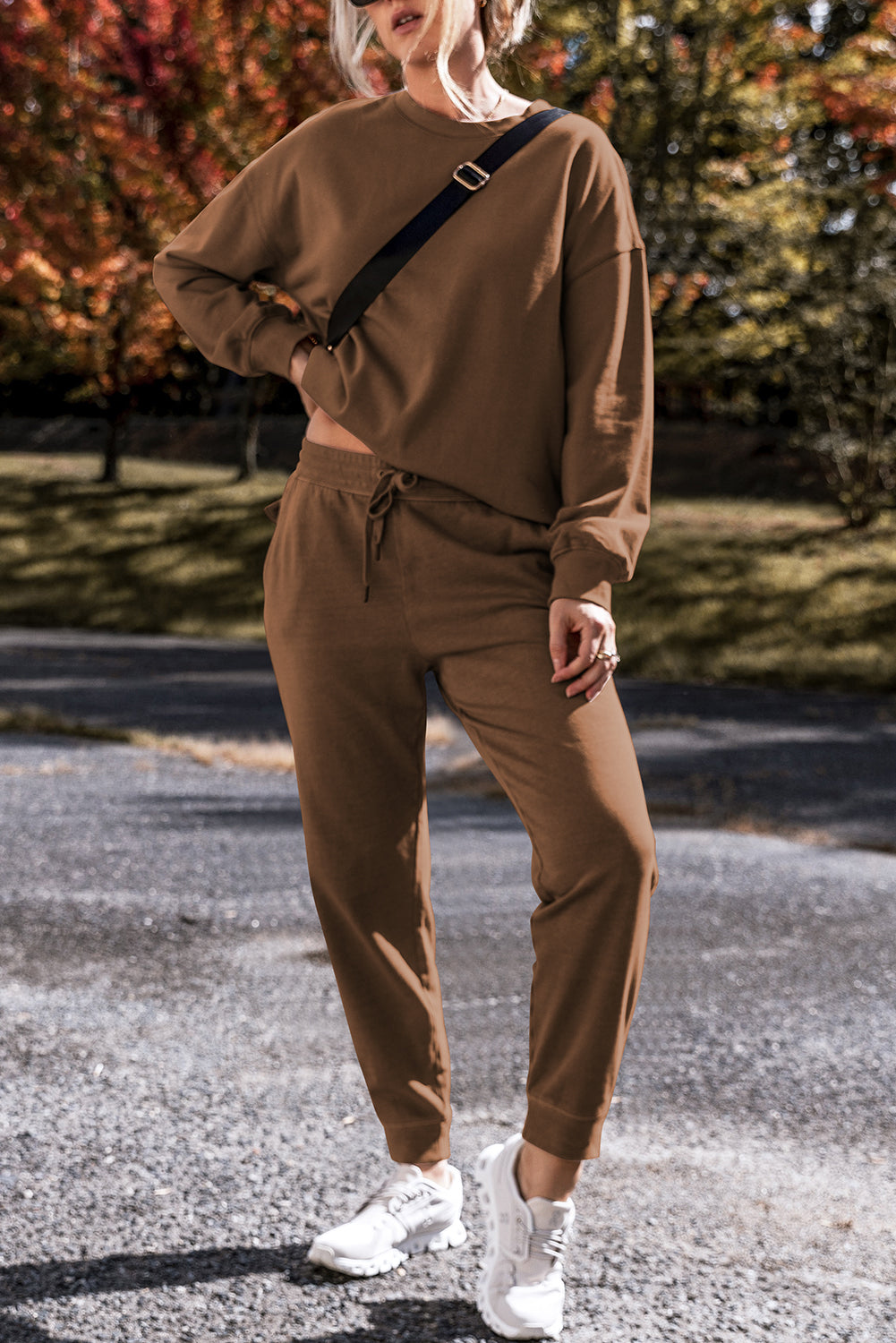 Ensemble pull-over haut bas et pantalon slim *-A WOMAN WE LOVE