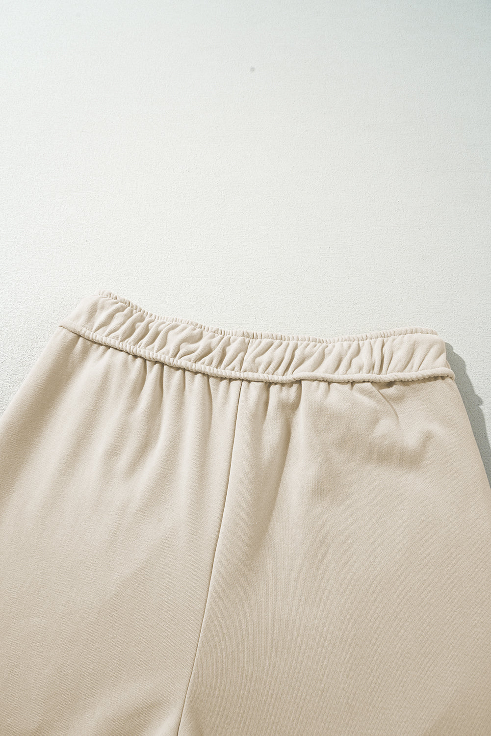 Apricot bucle sorthling pantalones de pierna ancha casual