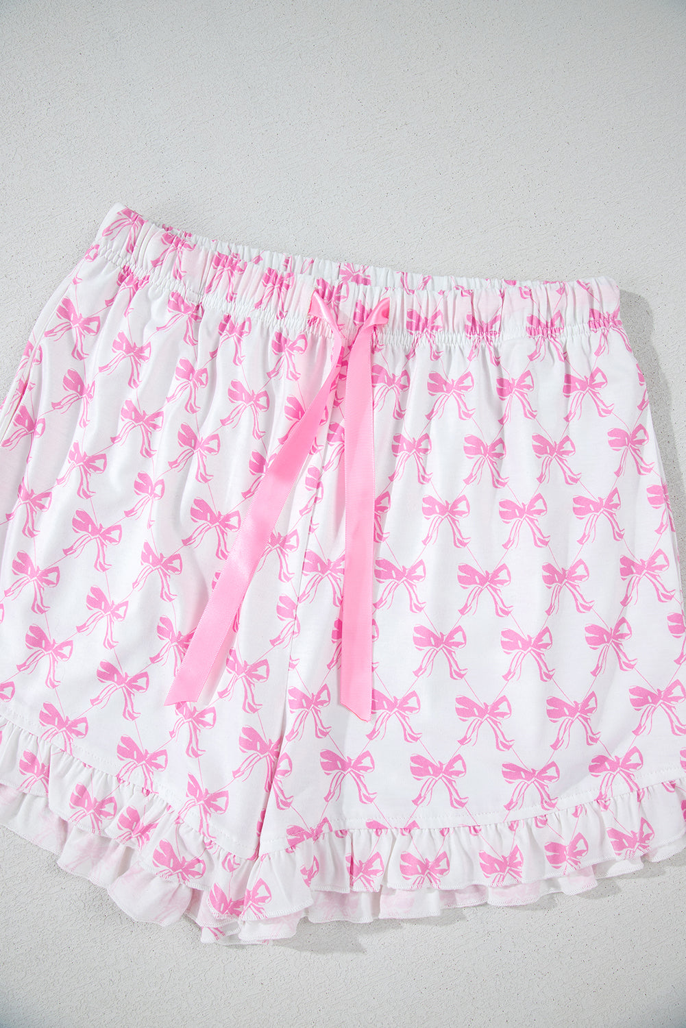 Ensemble pyjama rose imprimé nœud papillon *-A WOMAN WE LOVE