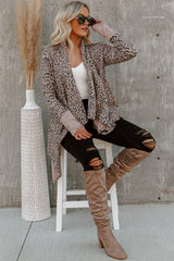 Cardigan léopard ouvert sur le devant-A WOMAN WE LOVE