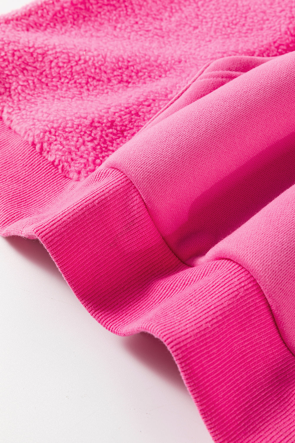 Sweat à capuche avec cordon de serrage en tissu éponge rose délavé minéral Pitaya