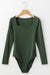 Long -sleeved slim cutting bodysuit *