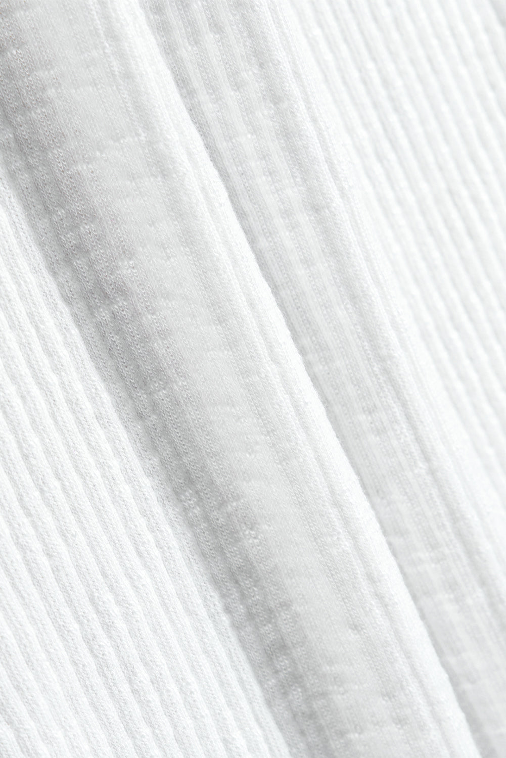 Débardeur côtelé blanc à coutures contrastées-A WOMAN WE LOVE