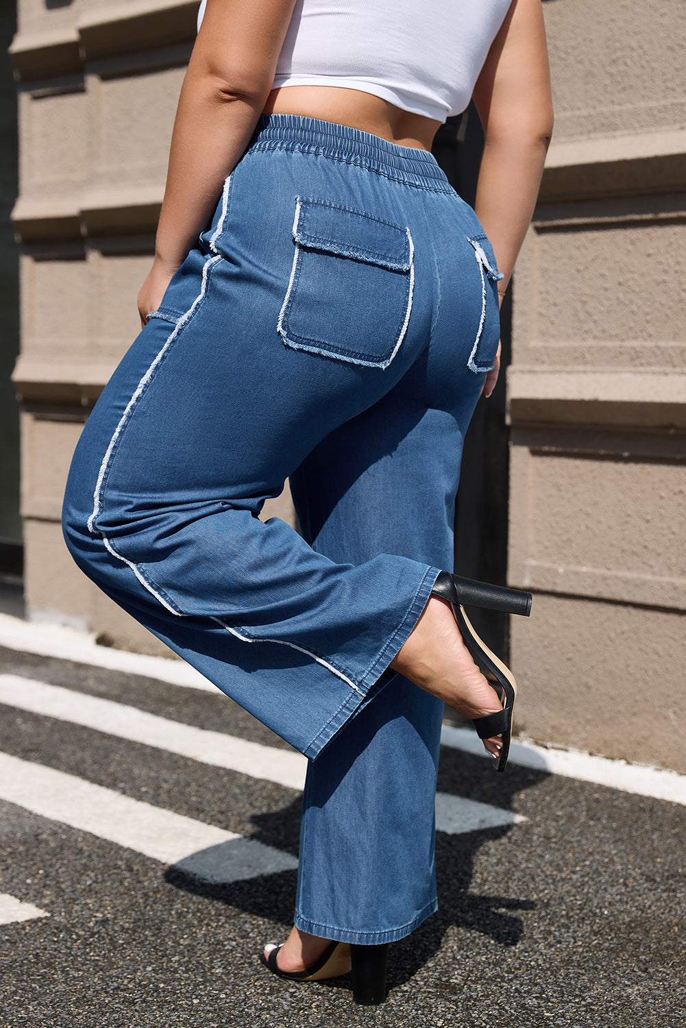 Large large jeans size pants *