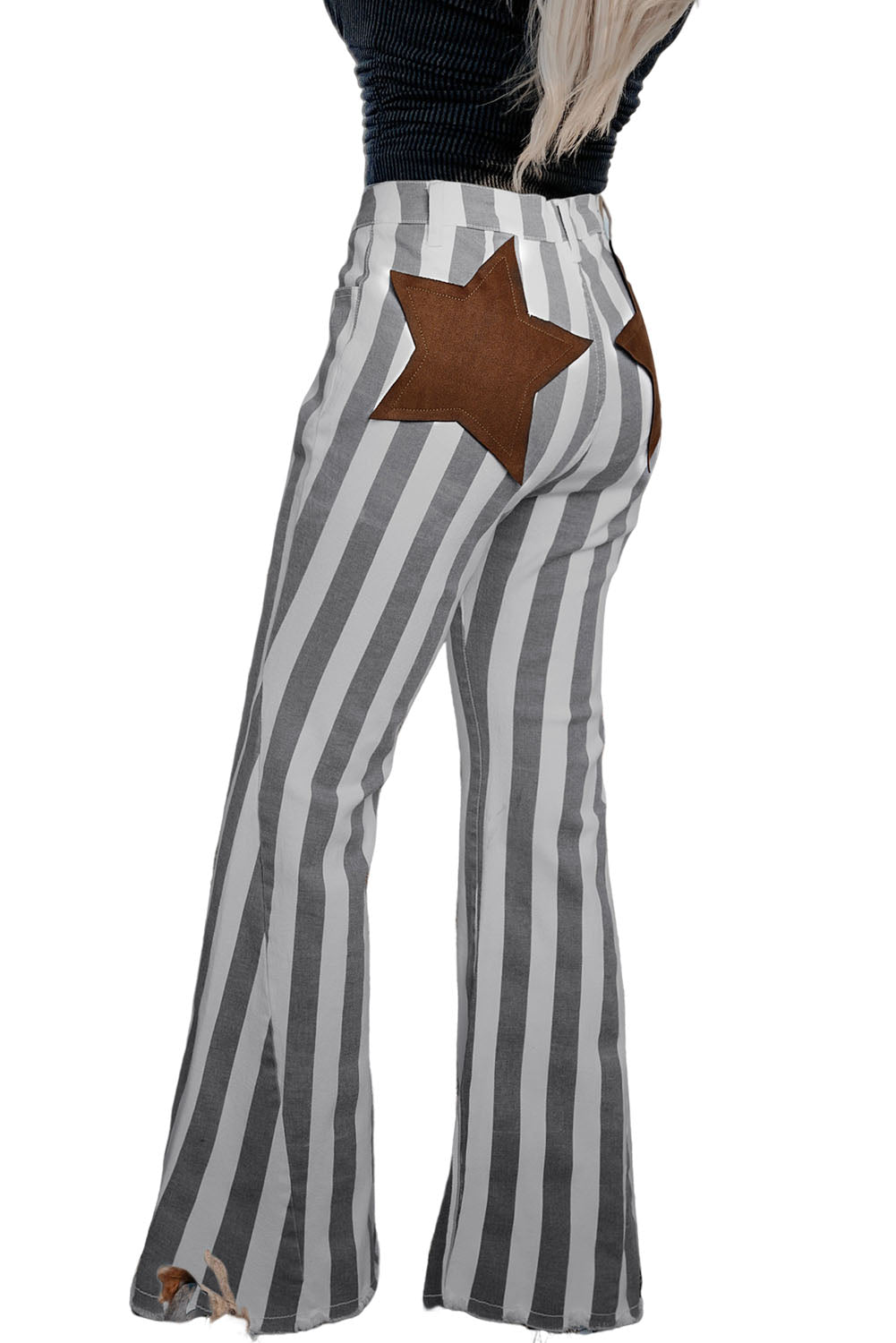 Stripe Star Strea abbellite Western Flare