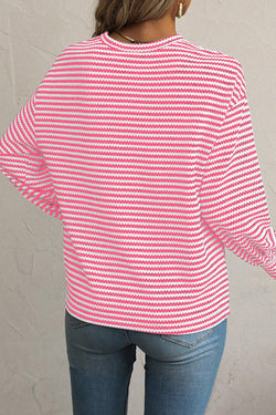 Long sleeve top and round neck *