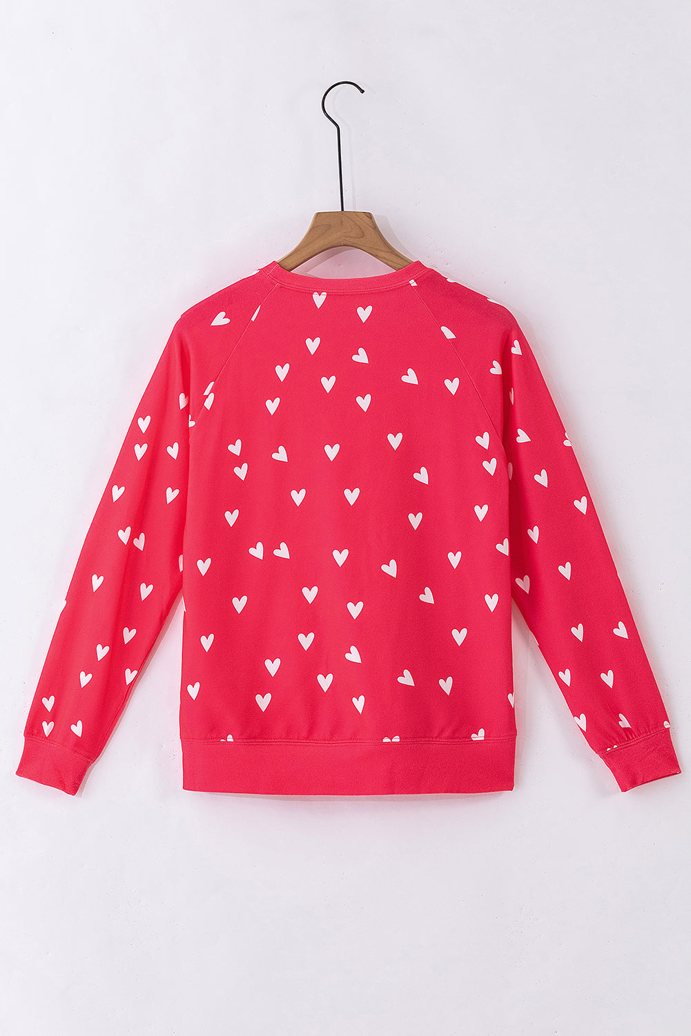 Ensemble pantalon rouge vif à imprimé cœur pour la Saint-Valentin-A WOMAN WE LOVE