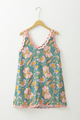 Vestido de Décolleté de Deep V con borde*